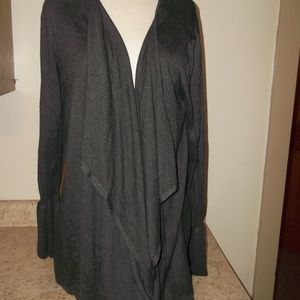 NWT STYLE & CO CARDIGAN SWEATER CHARCOAL GREY SZ M